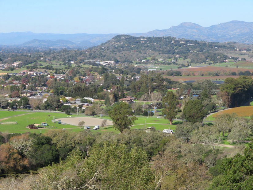 View of Napa from the Skyline Trail