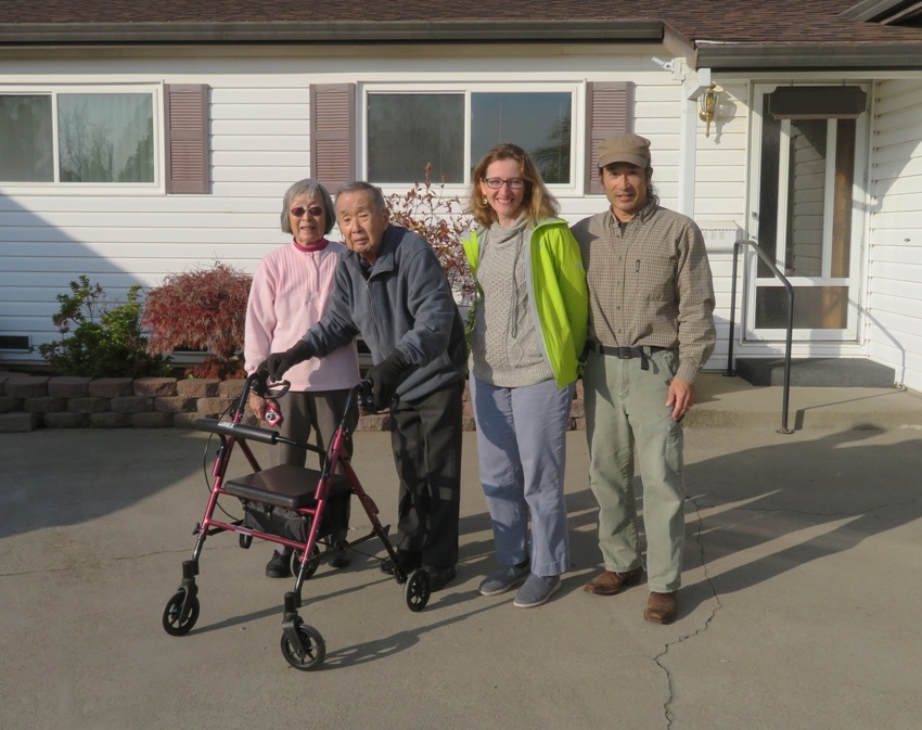 My parents, Norma, and me