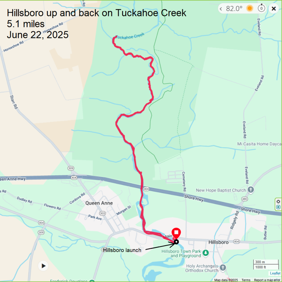 Map of our route