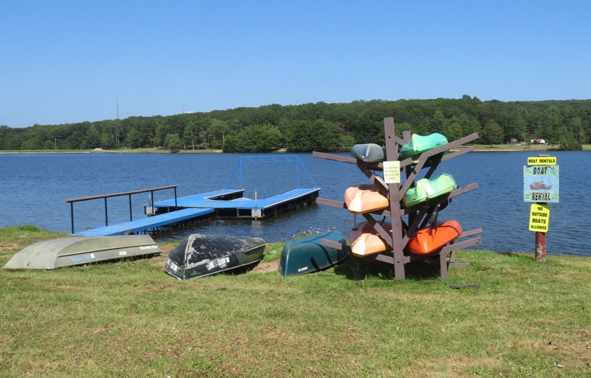 Boats for rent and launch site