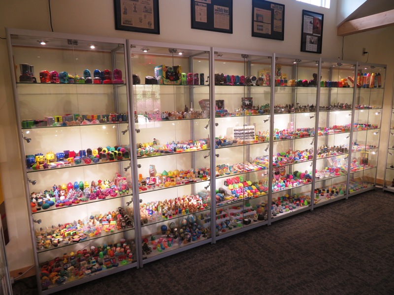 Pencil sharpeners in glass cases