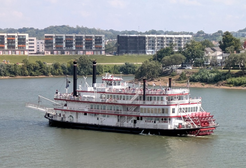 Paddlewheel boat on the Ohio River