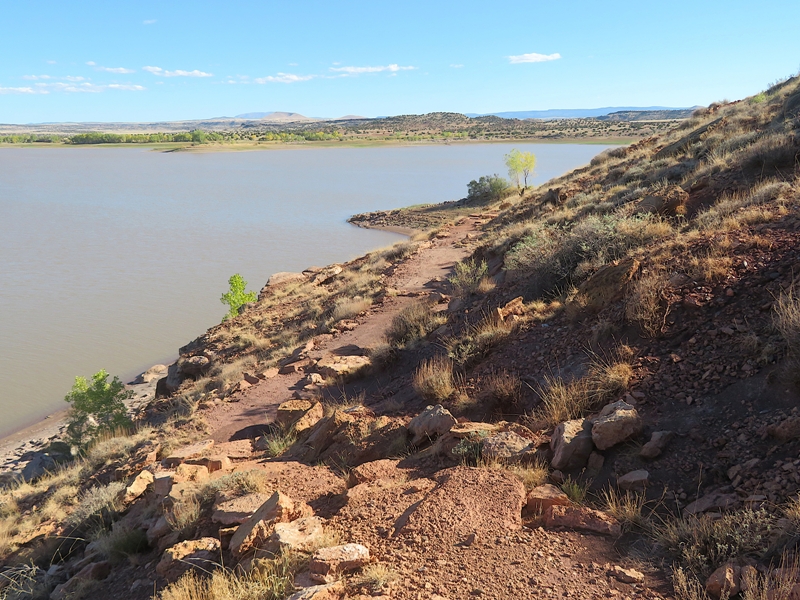 Lyman Lake and the trail