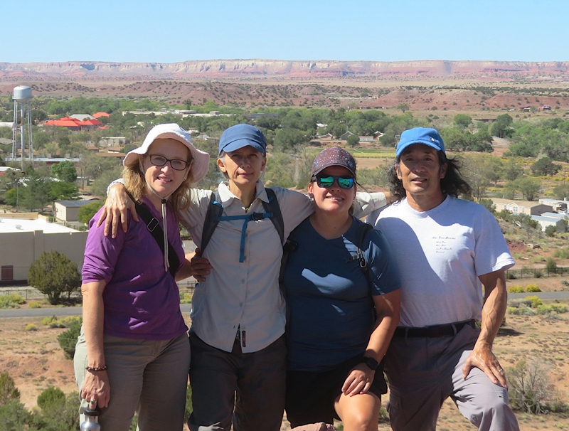 The four of us on Ganado Hill