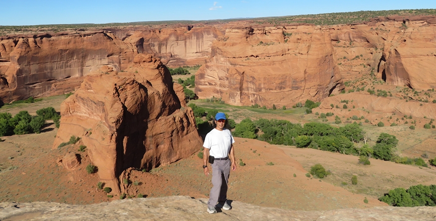 Me with canyon behind