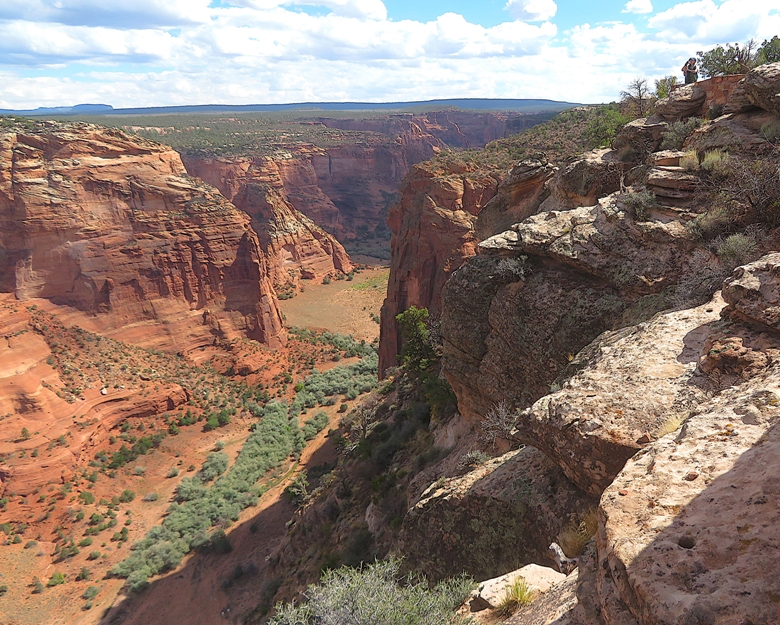 Carmen looking across the canyon