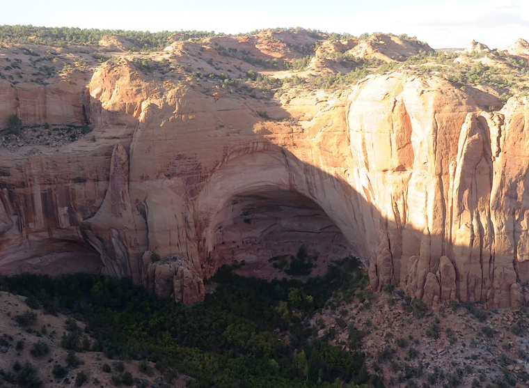Ancient dwellings in side of cliff