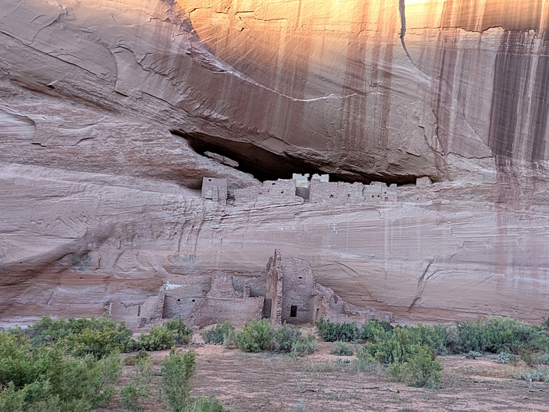 Ruins in less direct lighting