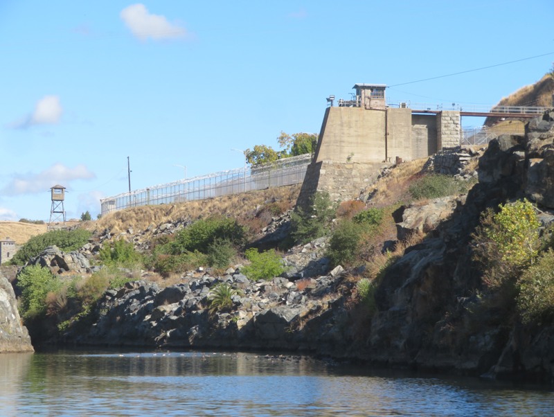 View of the prison from my SUP