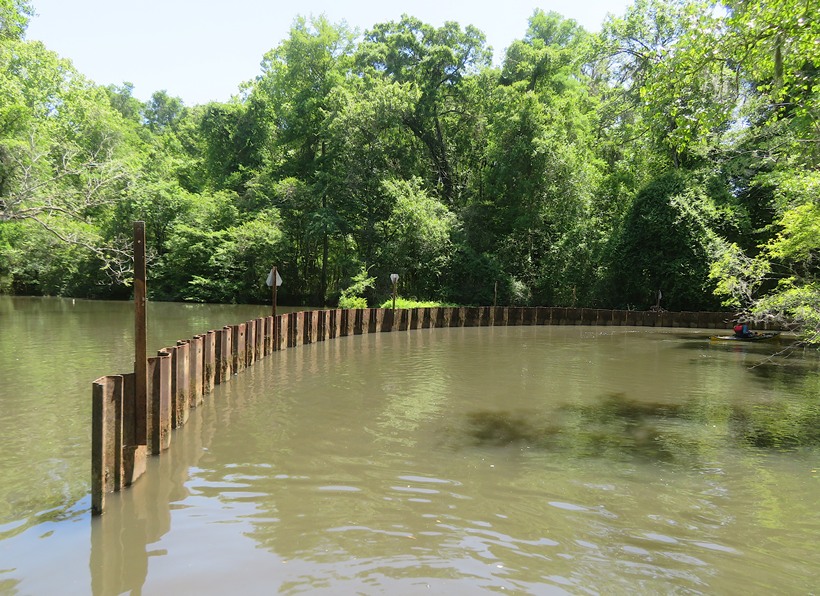 Metal structure, possibly for flood control
