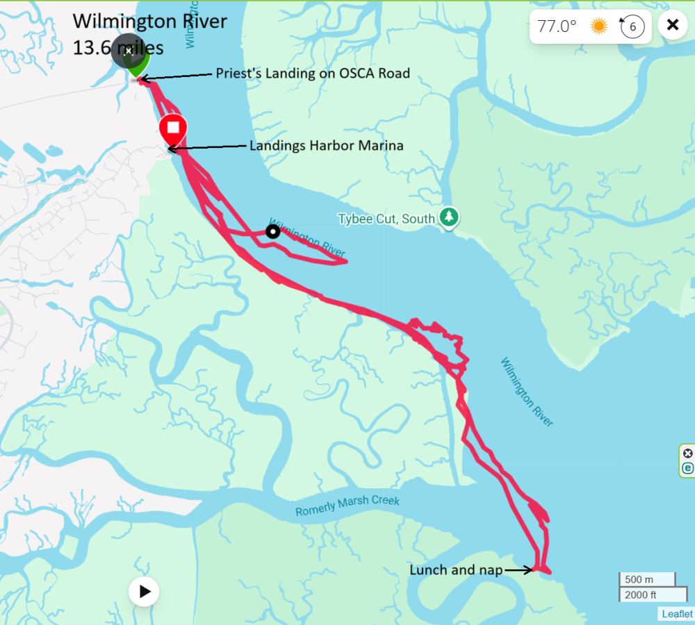 Map of my route