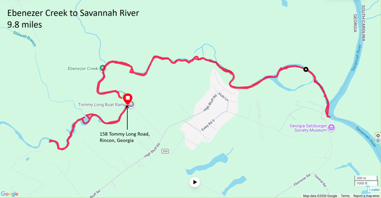 Map of my route