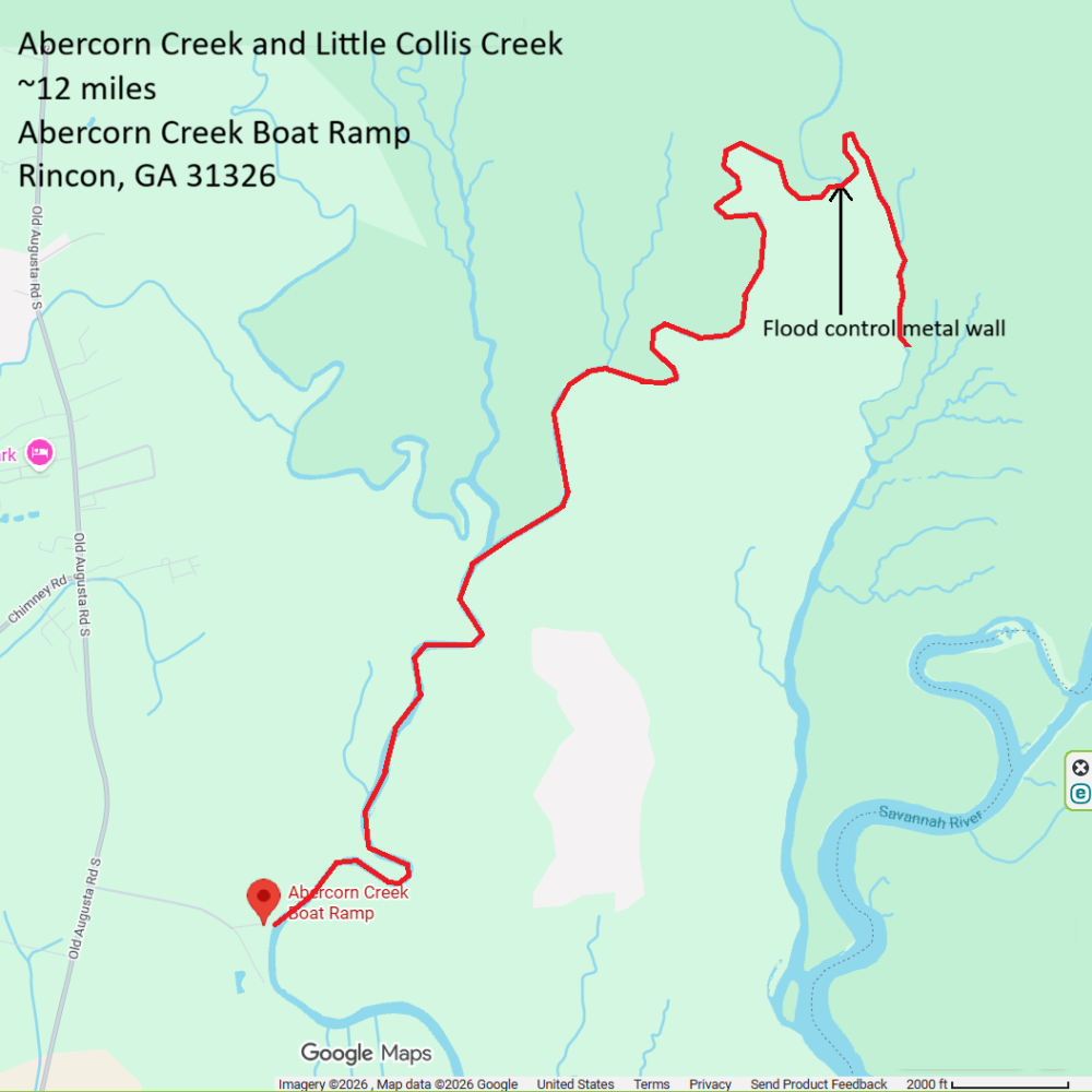 Map of our route
