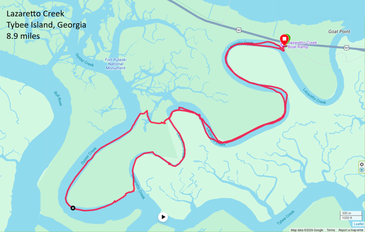 Map of our route