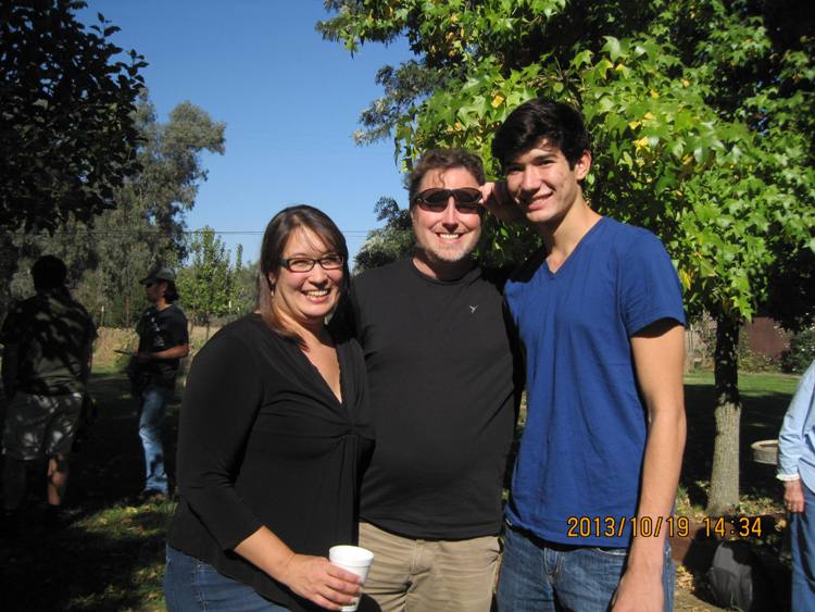 Cousin Rhonda, husband Steve, and Rhonda's son Masashi