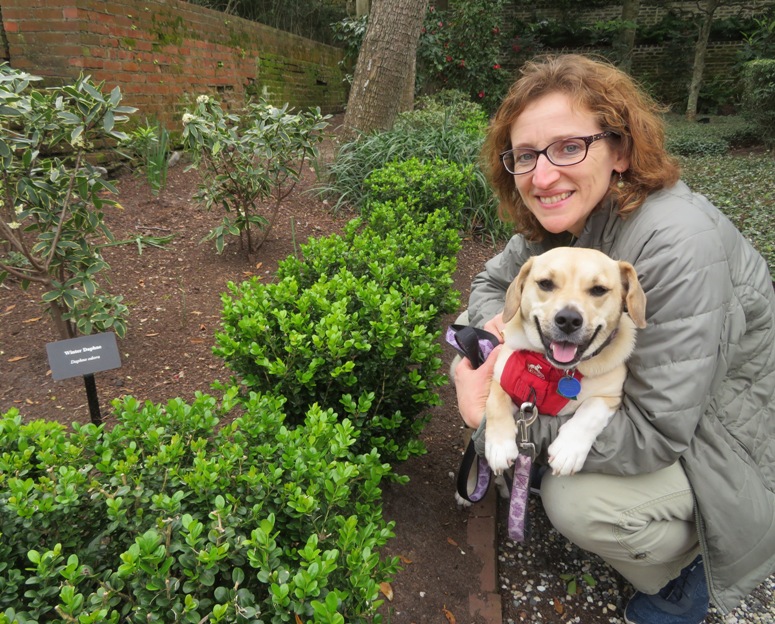 Norma and Daphne with Winter Daphne