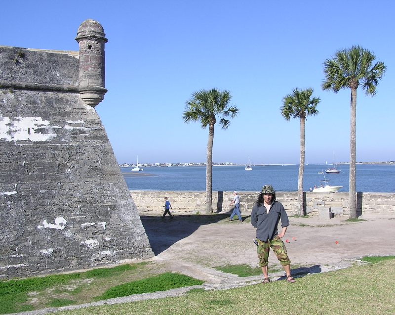 Me with the fort behind