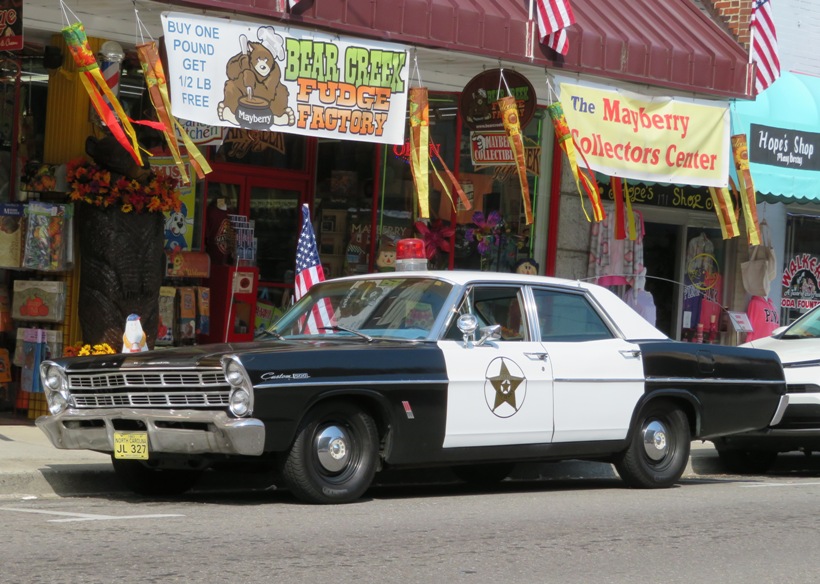 Old police car