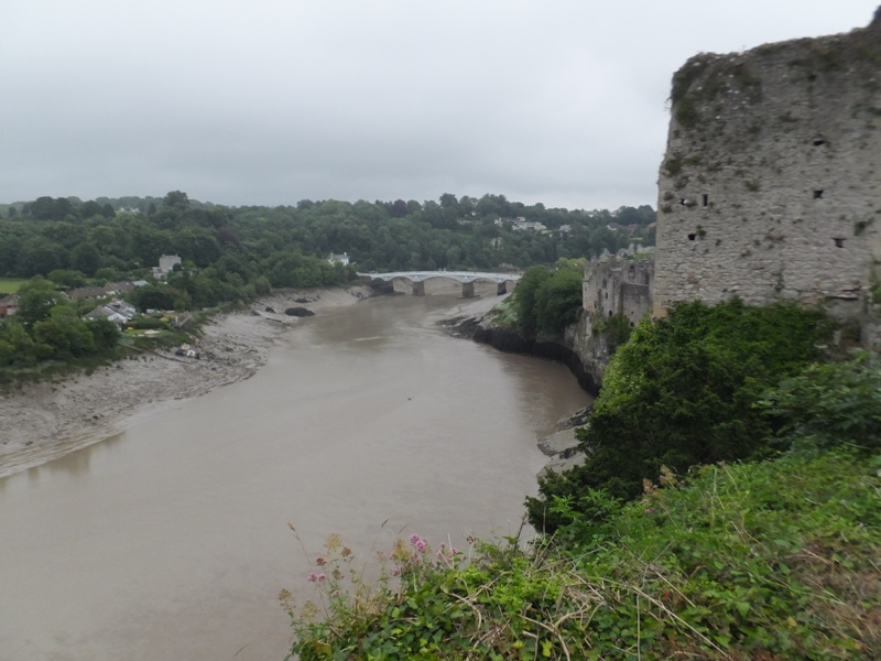 Chepstow Castle and Wye River