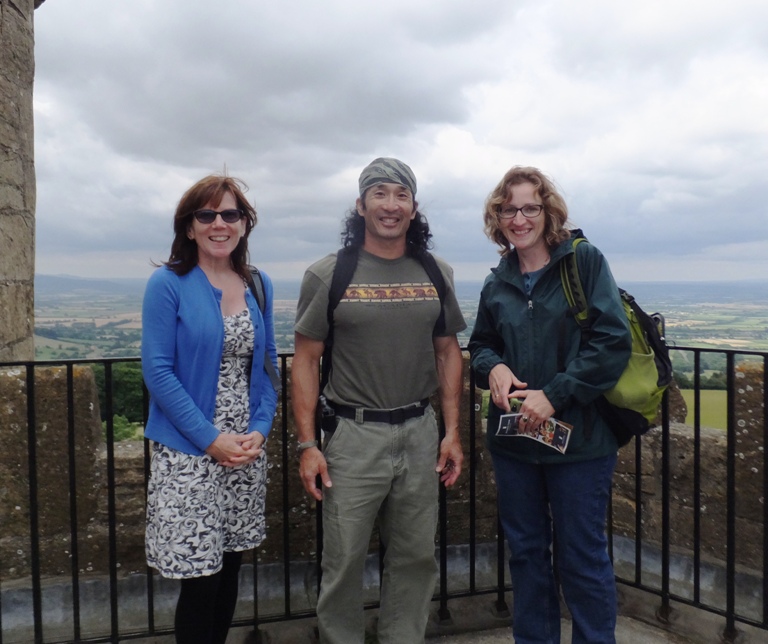 Sara, me, and Norma at the top of Broadway Tower