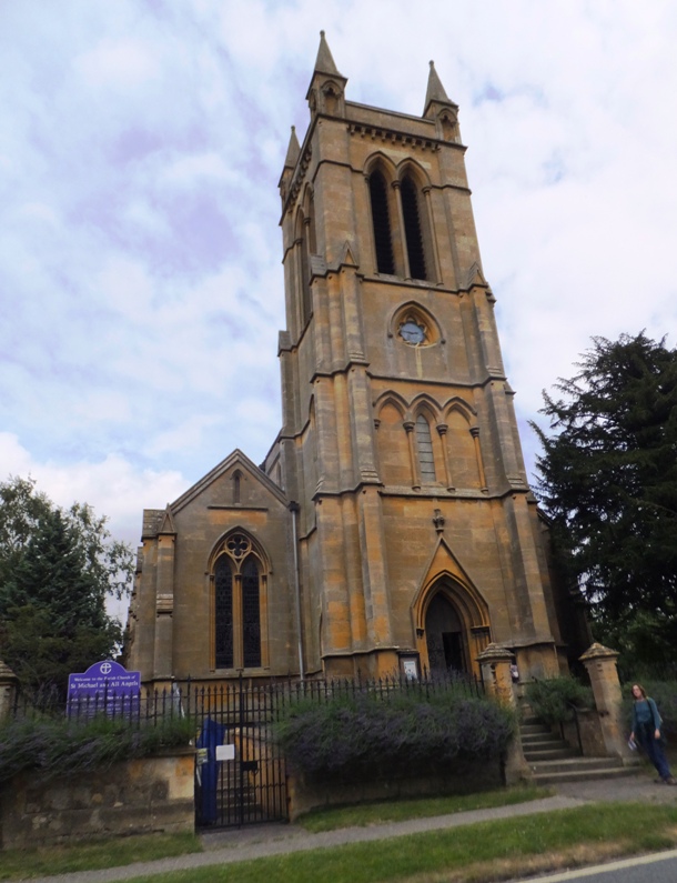 A church resembling Notre Dame