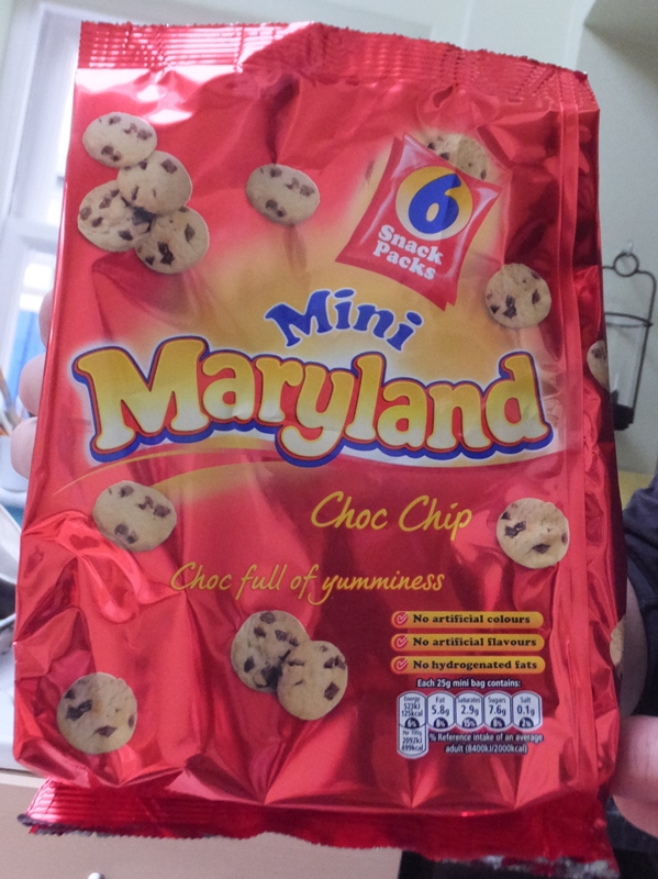 Bag of Maryland chocolate chip cookies