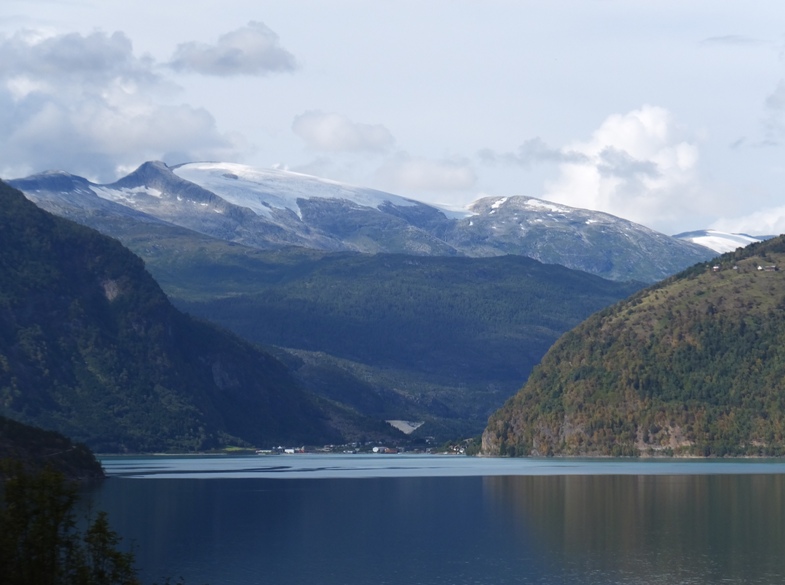Snow in the mountains