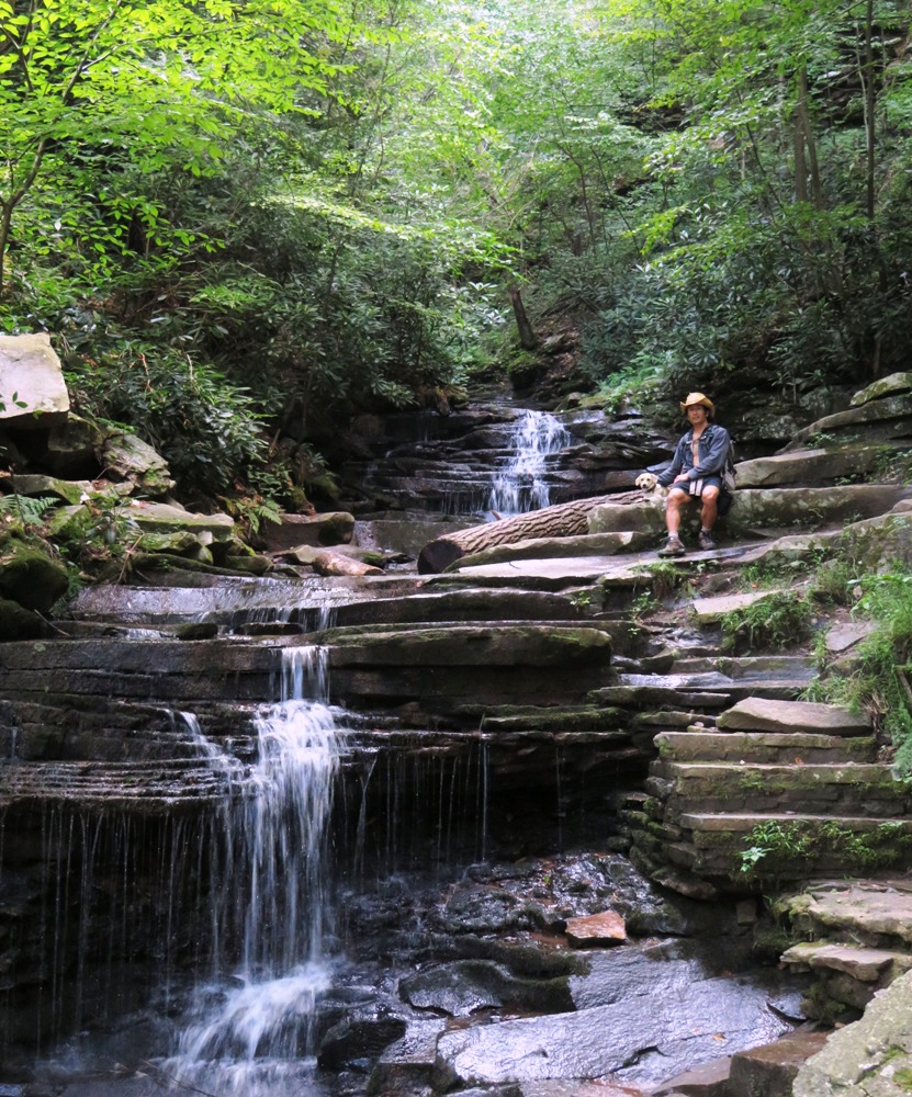 Daphne and I at Rainbow Falls