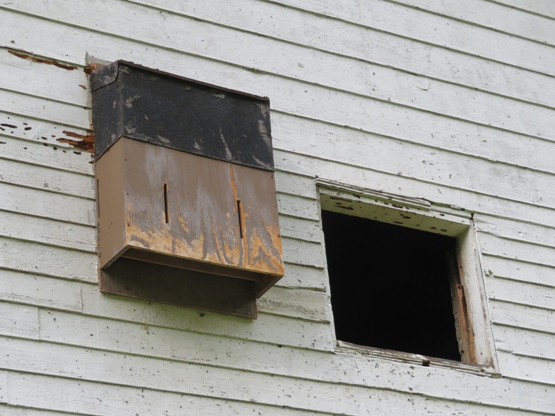 Bat box outside the church