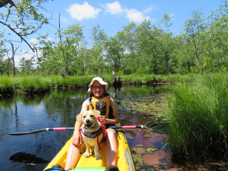 Norma and Daphne on the Mullica River