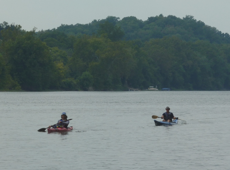 Me and Jimmy pulling into Dargan Bend