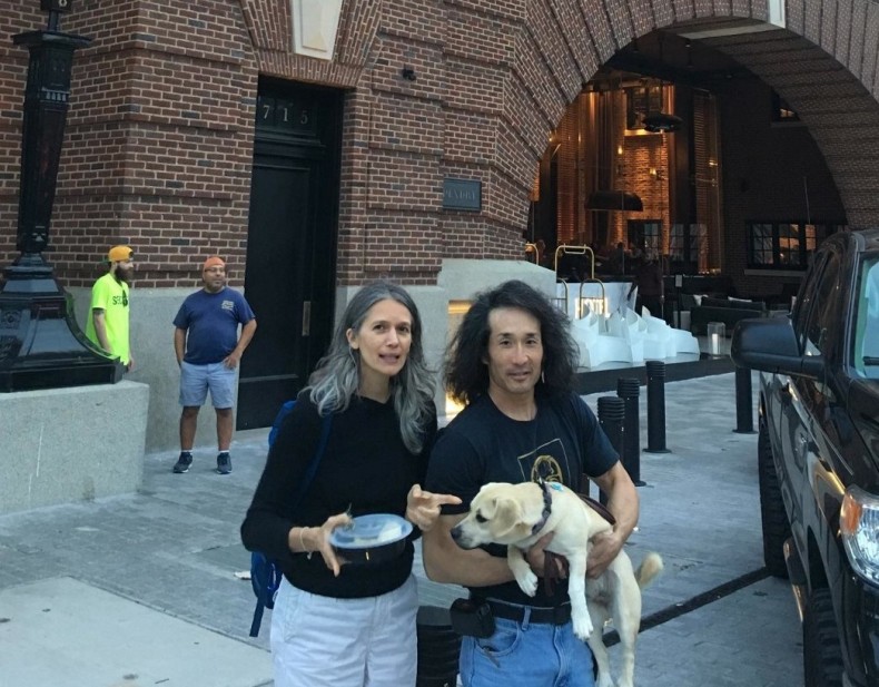 Carmen, Daphne, and I at Fells Point