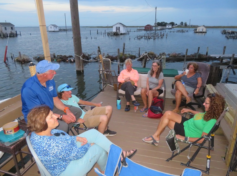 Our group after dinner