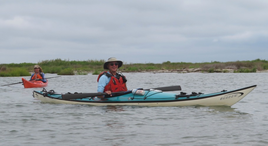 Charley in kayak