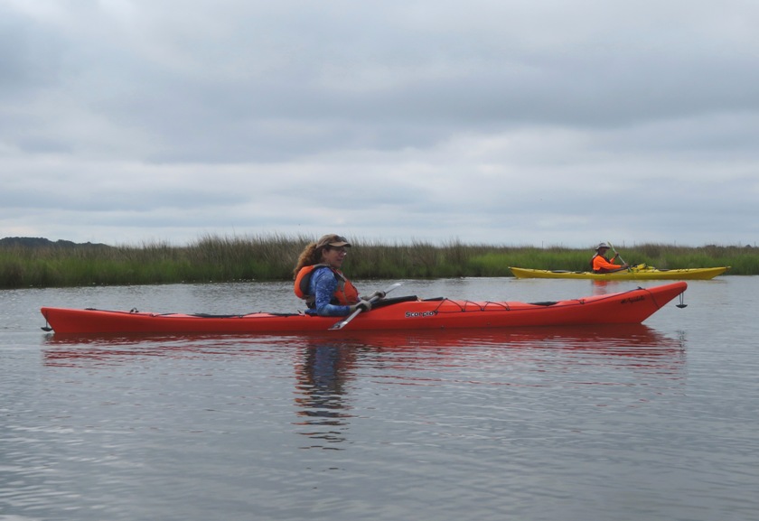 Cheryl in kayak