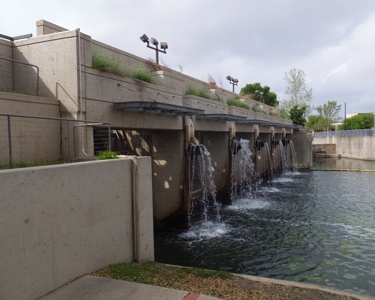 River flood bypass tunnel