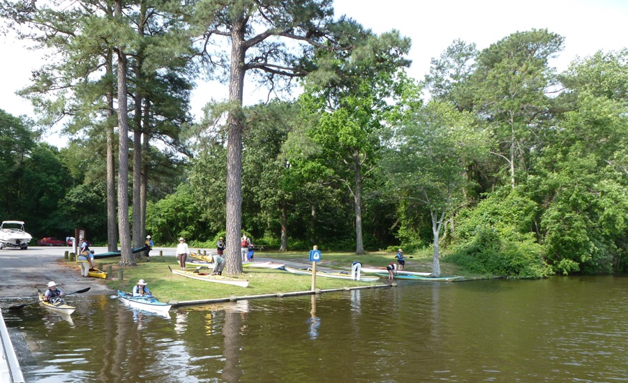 Launching at Phillips Landing
