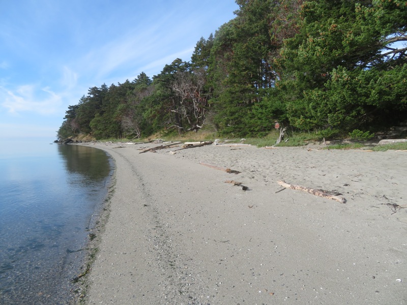 Sandy beach