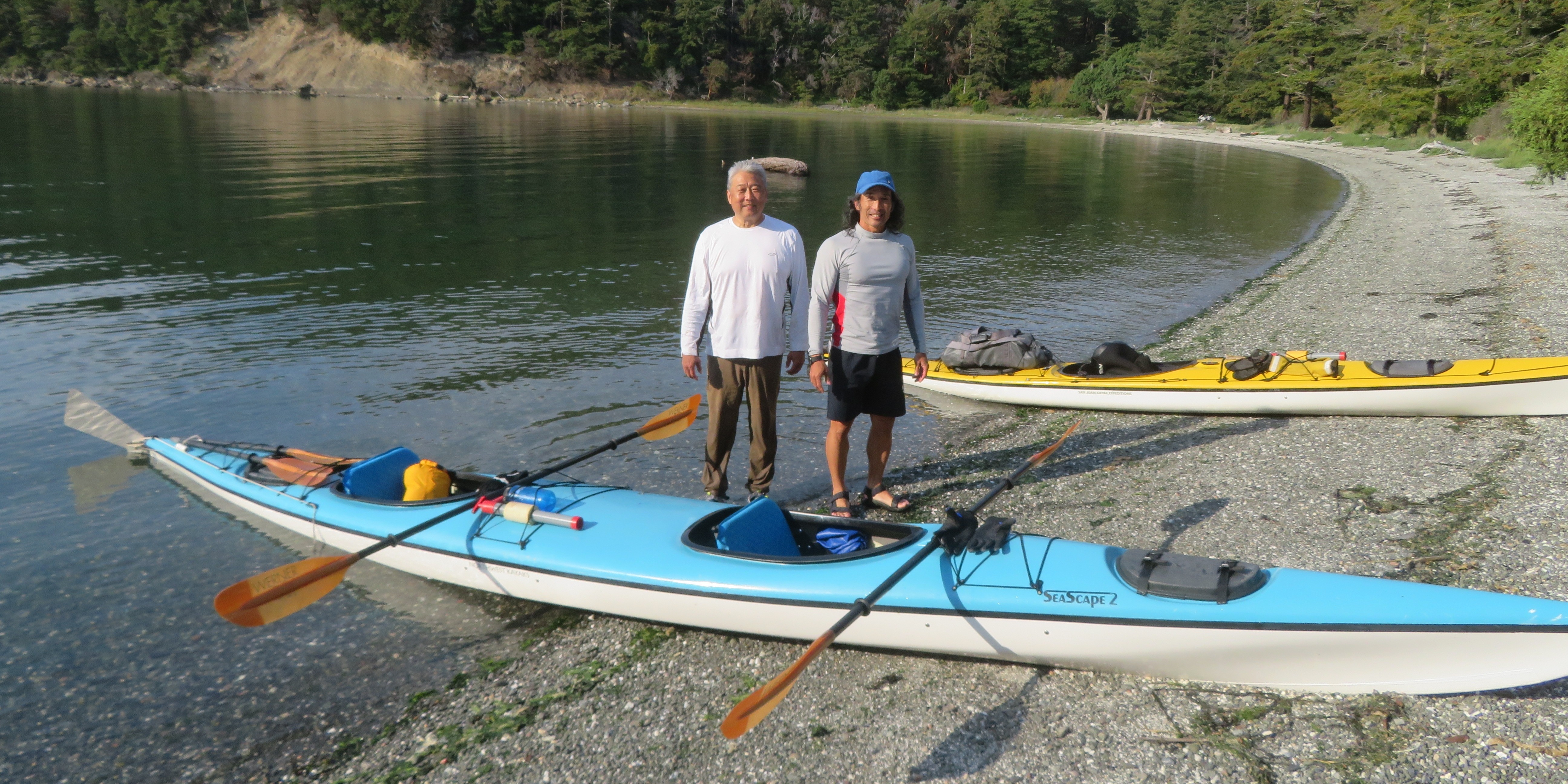 Cousin Steve and I at Sucia Island, Washington