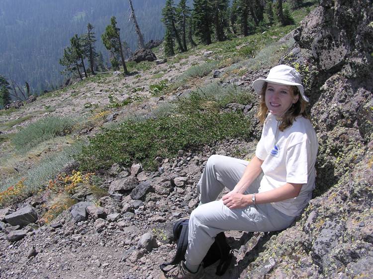 Norma in open terrain on the side of a hill