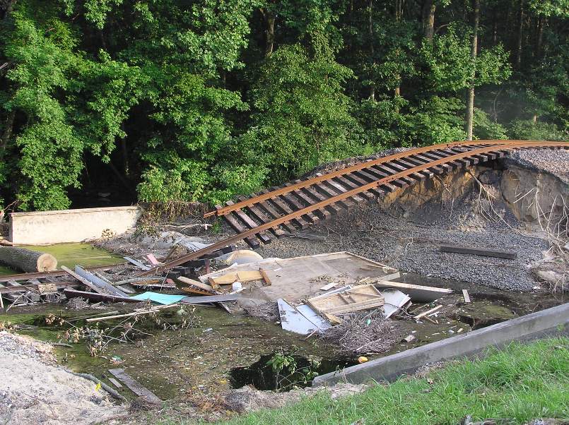 Disabled train track