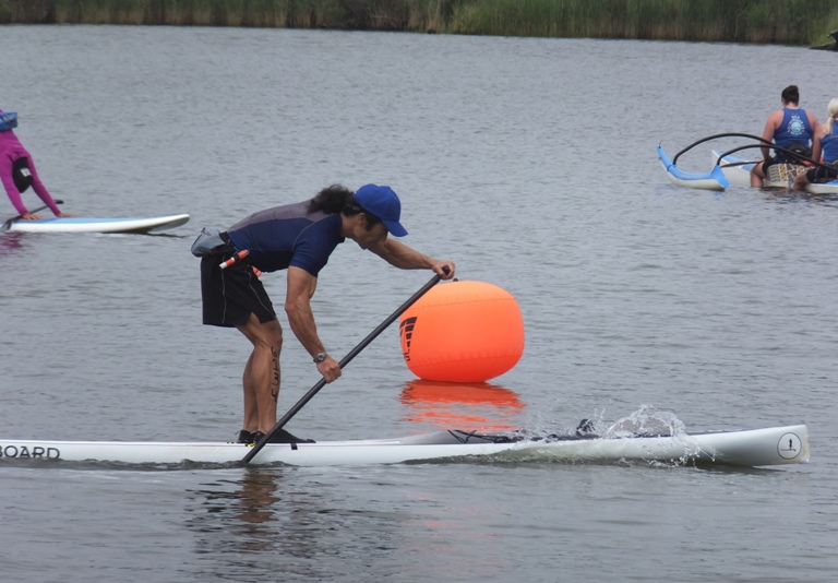 Me crossing the finish line