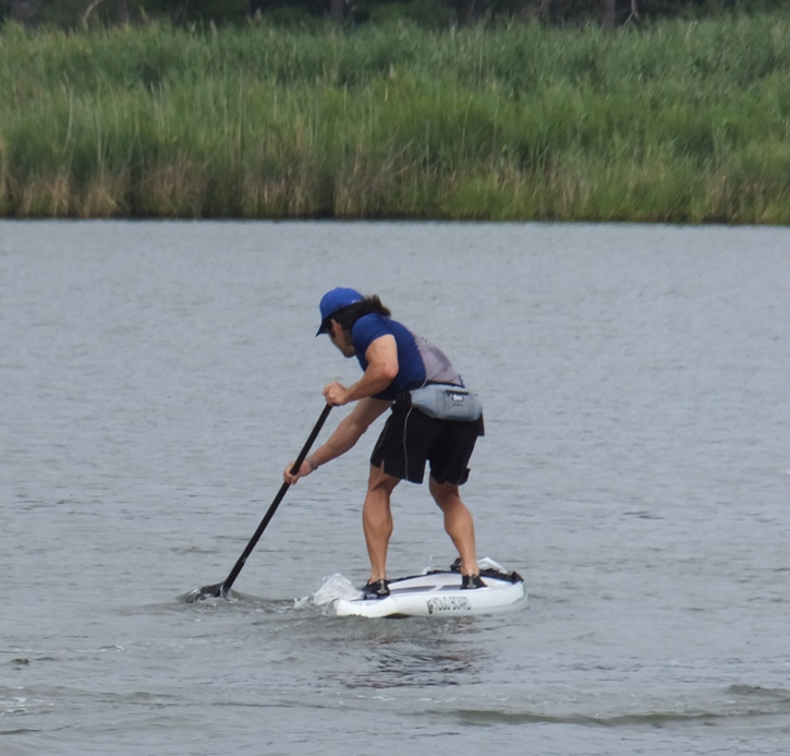 Me doing a nose rudder turn