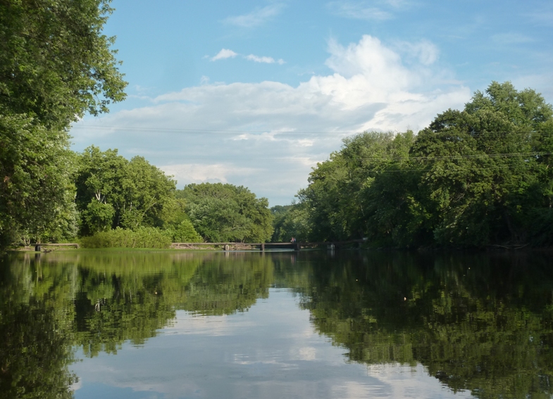 Looking downstream at Oldtown