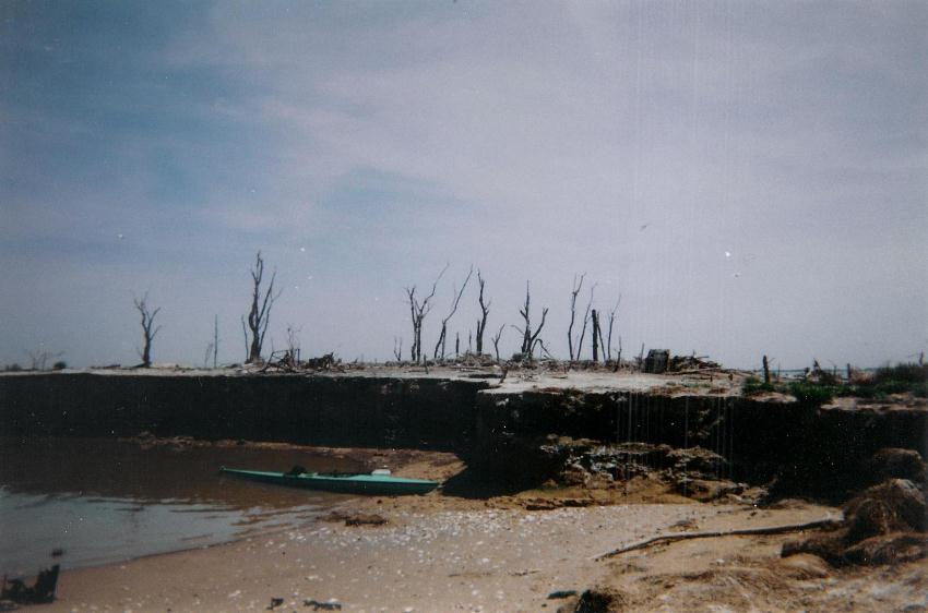 My Futura C4 surf ski on Bodkin Island