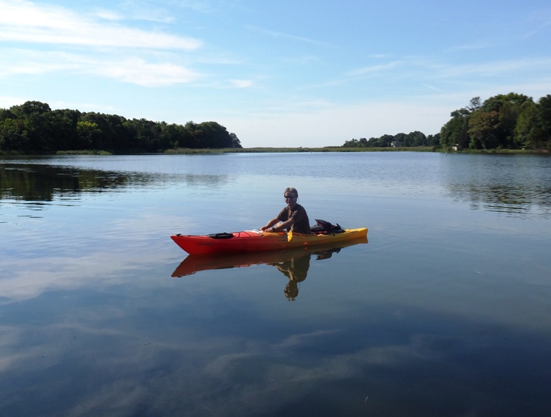 Dave on his kayak