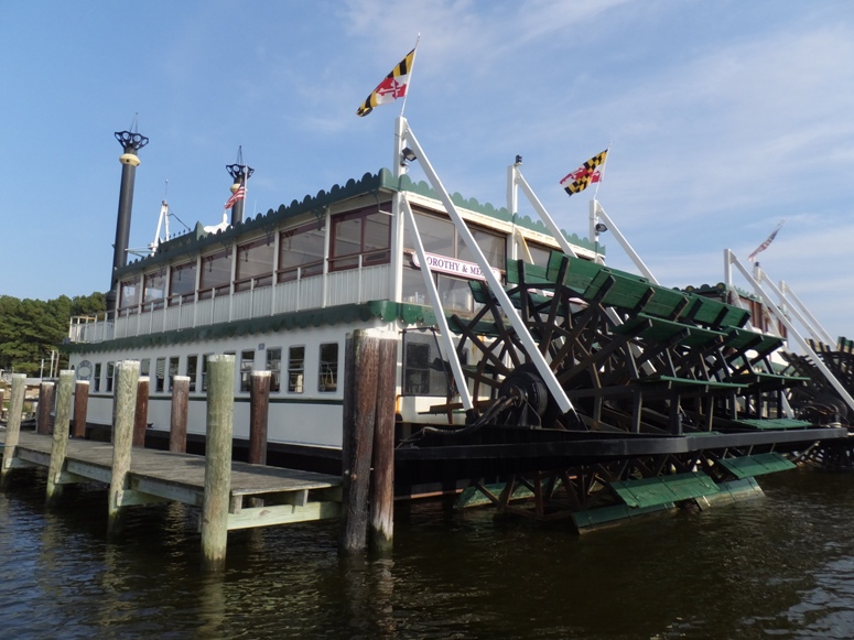 Port aft side of Mississippi riverboat