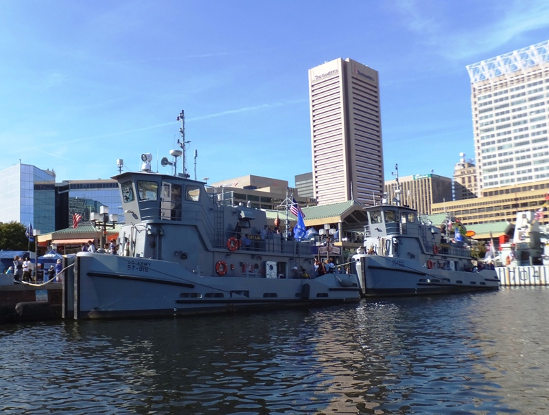 Two tugboats Cat Lai and Fort Moultrie