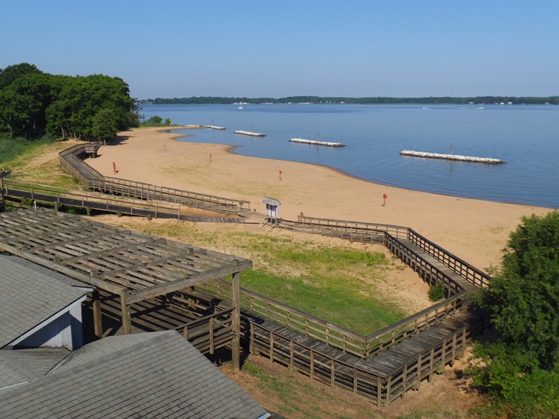 Beach and boardwalk