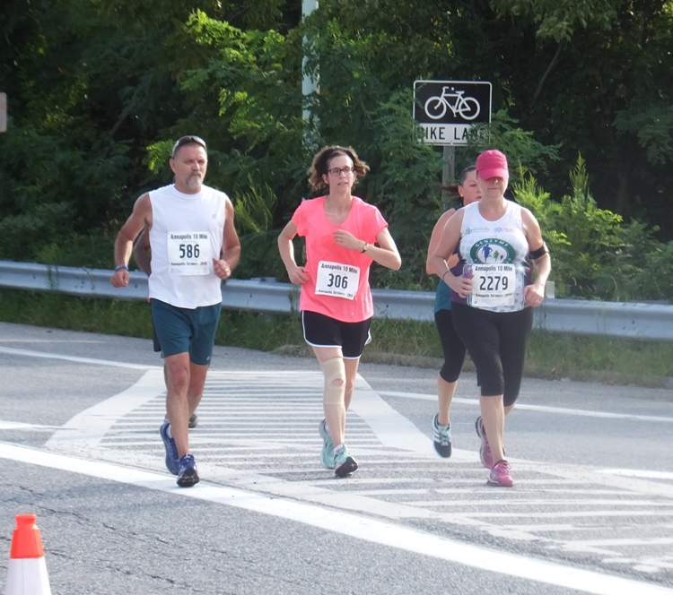 Jim C. and Liz B. running